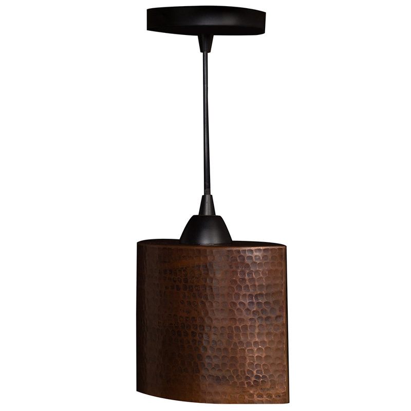 Luminaire suspendu cylindrique ovale 8 po Hayashi