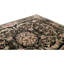 High-Quality Hand-Knotted Black Area Rug