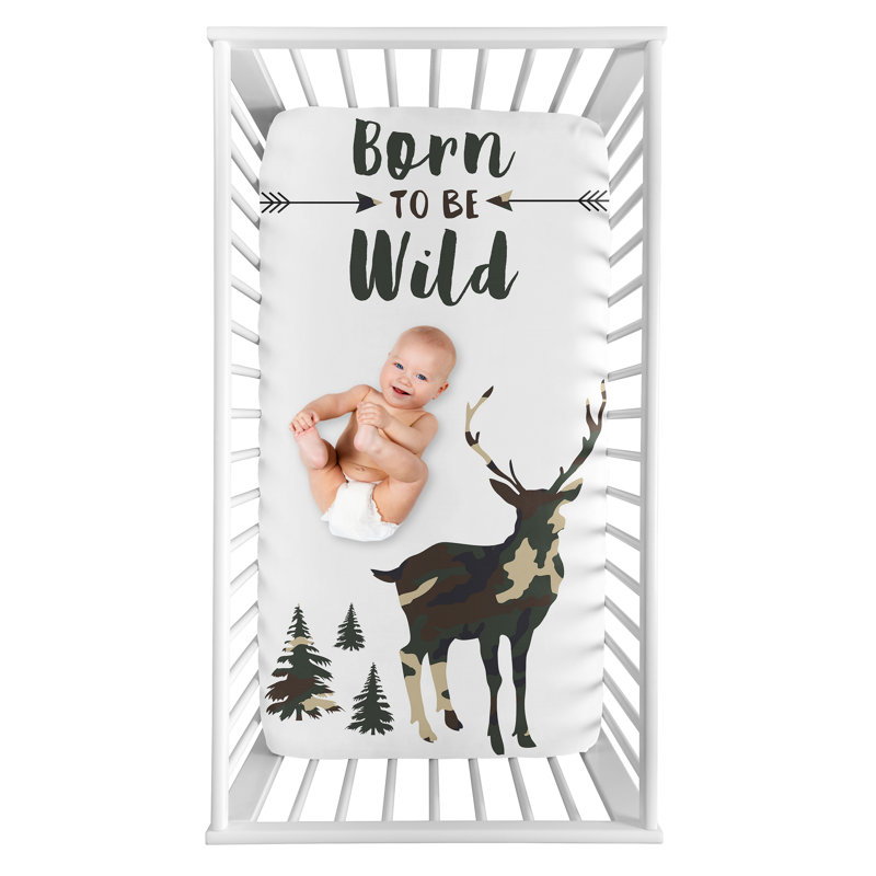 Drap-housse pour lit de bébé Woodland