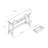 Modern Console Table with Drawer