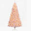 Arbre de Noël rose 7,5 pi