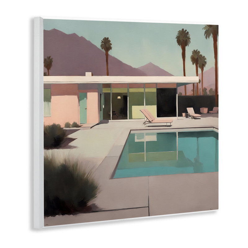 Art californien vue sur la piscine par Noah Bay