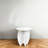 Karamvir Marble Cross Base End Table