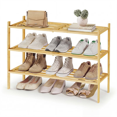 Borehamwood 16 Pair Yes Shoe Rack