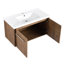 Ensemble de meuble-lavabo 36 po avec évier, porte à fermeture en douceur, armoire à fermeture en douceur imitation moderne