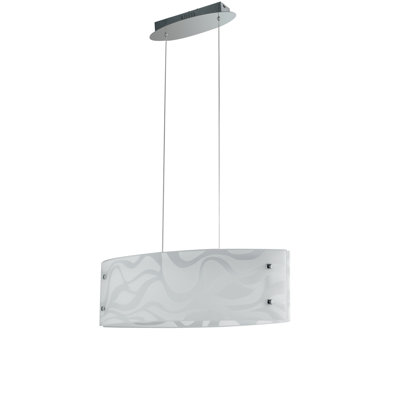 Jesiah 1 - Light Silver LED Unique/Statement Pendant