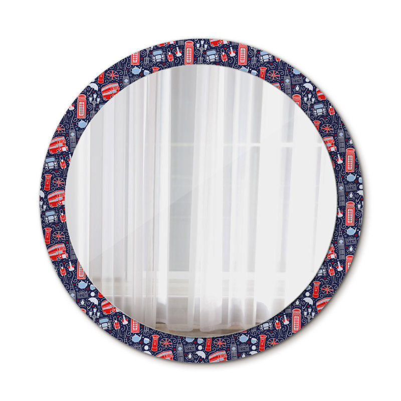 Huldar Glass Flat Wall Mirror