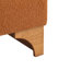 Méridienne Boucle avec structure en bois massif et dossier roulé, revêtement doux et durable Boucle
