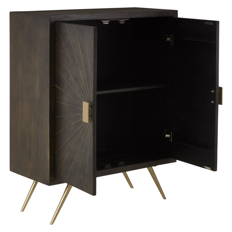 Donagh 89cm Solid Wood Sideboard