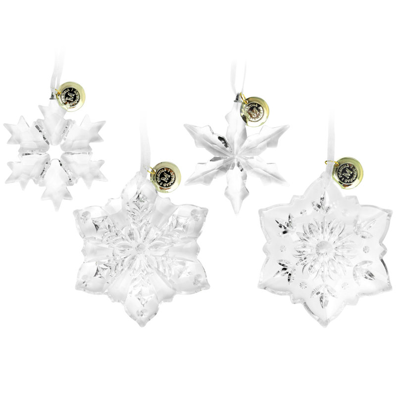 Crystal Snowflake Holiday Shaped Ornament