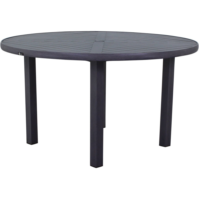 Ensemble de salle à manger en aluminium avec coussins 54,02 po Terencio