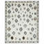 Rivah Hand Tufted Geometric Area Rug in Ivory/Brown/Black-450591680