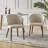 Kanalu Wing Back Side Dining Chair with Solid Wood Legs-466691581