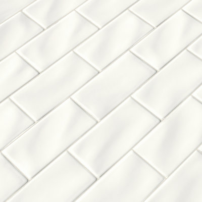 Subway 3 in. x 6 in. Glossy Ceramic Wall Tile