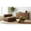 Fauteuil modulaire rembourré en tissu Bille Chenille-131642353