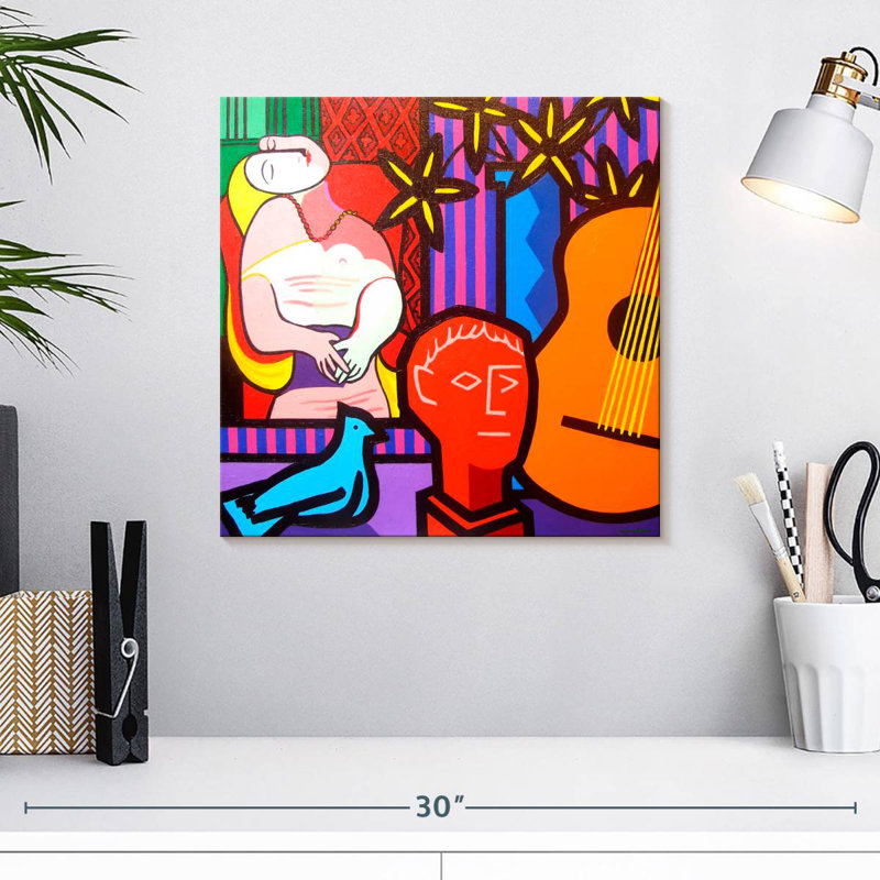 Senne nature morte avec Picassos rêve, H 16 po x l 16 po