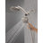 7-Setting PivotPro 3-in-1 Combination Shower Head with ProClean High Pressure Spray 2.5 GPM Stainless-116423709