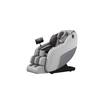 Fauteuil de massage électrique gris multifonctionnel ergonomique