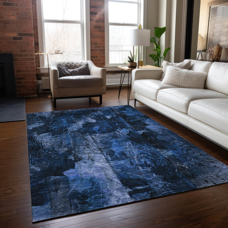 Tapis intérieur / extérieur Flavia avec envers antidérapant, Rectangle 10 pi x 14 pi