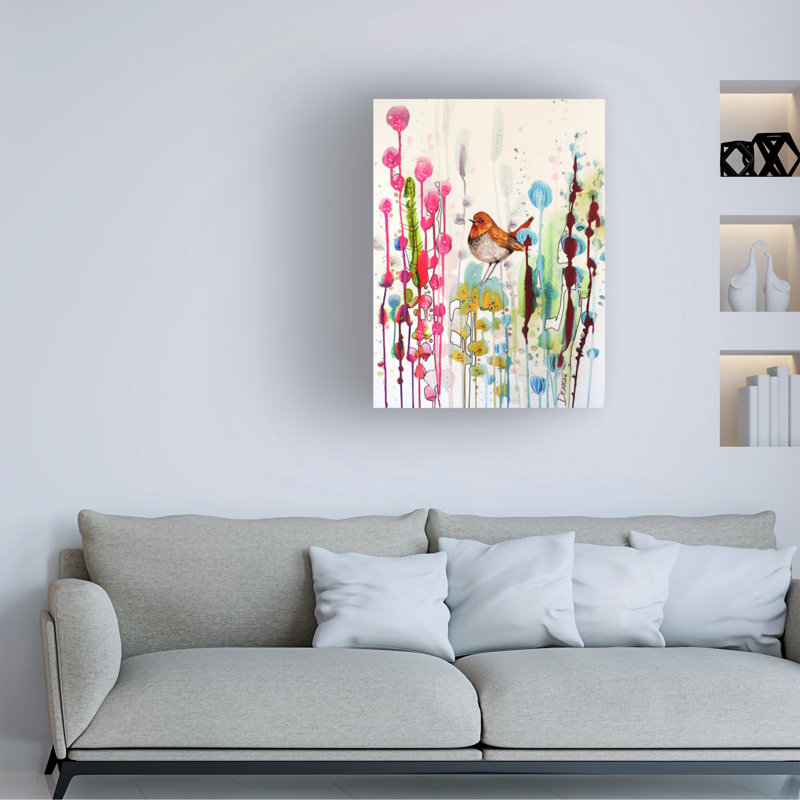 Art sur toile Sylvie Demers, H 19 po x l 14 po x P 2 po