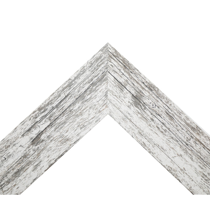 Miroir d'appoint mural Rayne, Blanc vieilli