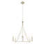 Lustre 4 lumières Meridian en nickel brossé-753753844