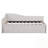 Twin Size Upholstered L-Shaped Daybed with Pop Up Trundle-111873709