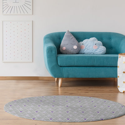 Chenille Geometric Indoor Rug