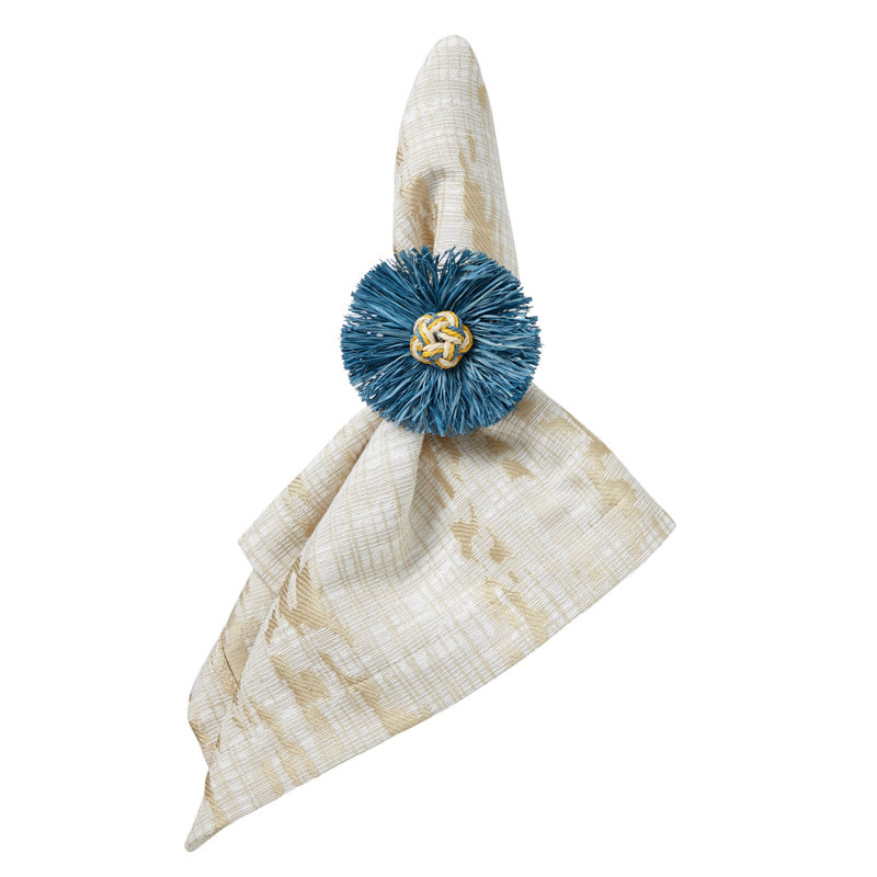 Mimi Polyester Blend Abstract Square Napkin