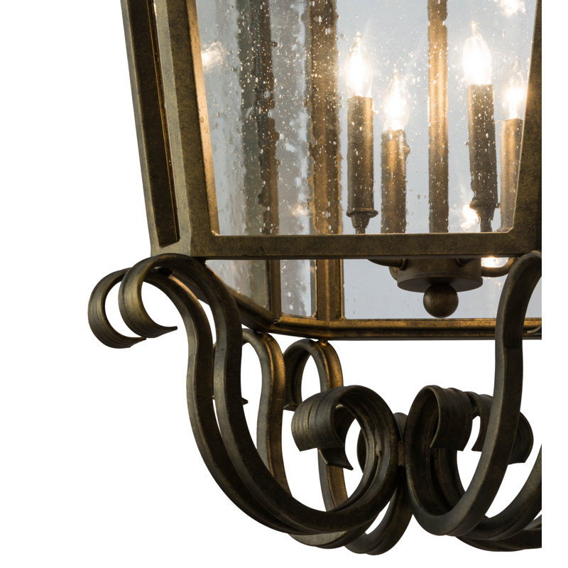 Lustre géométrique à 8 lumières Marin