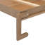 Lit escamotable avec plusieurs tablettes de rangement et décoration à persiennes-478611240