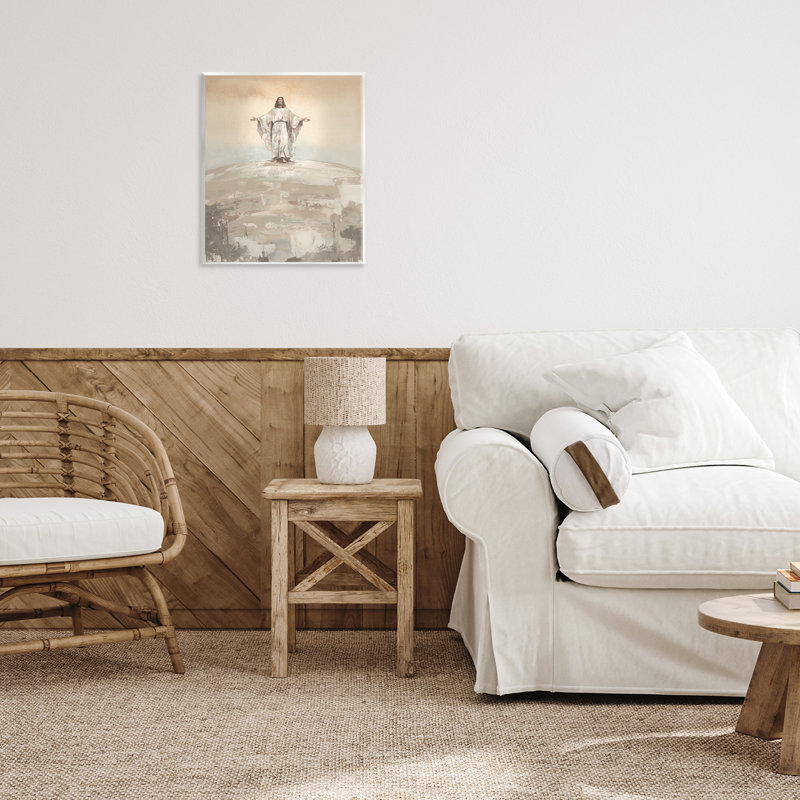 «Jesus on Hill», plaque murale, conception par Elizabeth Medley
