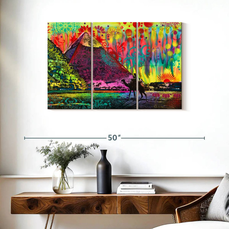 Adella Sunset At Cheops, 24" H x 38" W