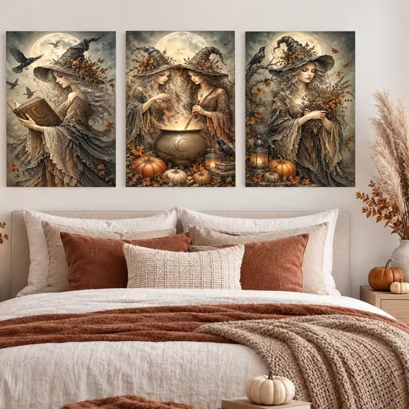 3 Piece Wrapped Canvas Wall Art, 30cm H x 20cm W