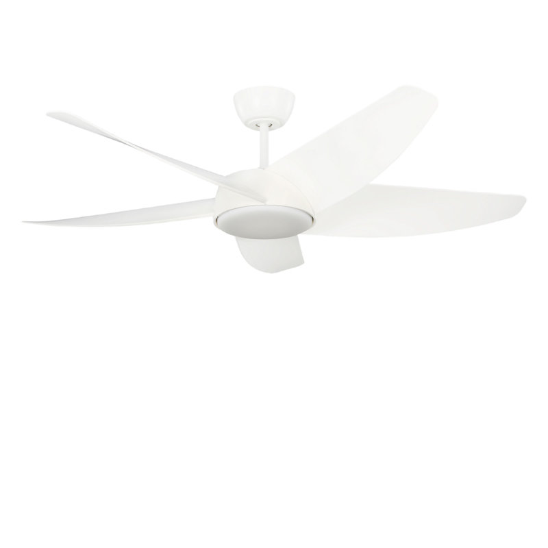 Arkdale Smart 52 LED Ceiling Fan, Matte White, Matte White