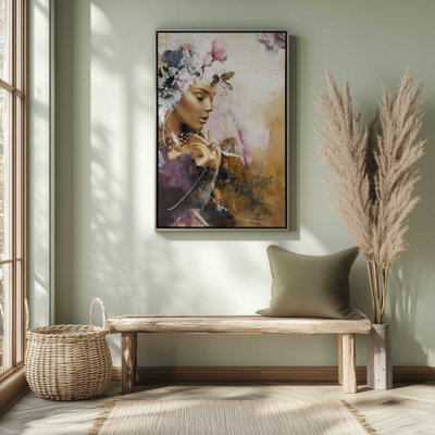 Floral Reverie In Gold