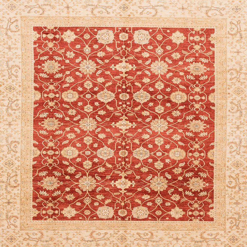 Tapis abstrait moderne 4050, Carré 8 pi