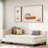 L-shaped Linen Daybed With Solid Wood Legs-948222562-948222560