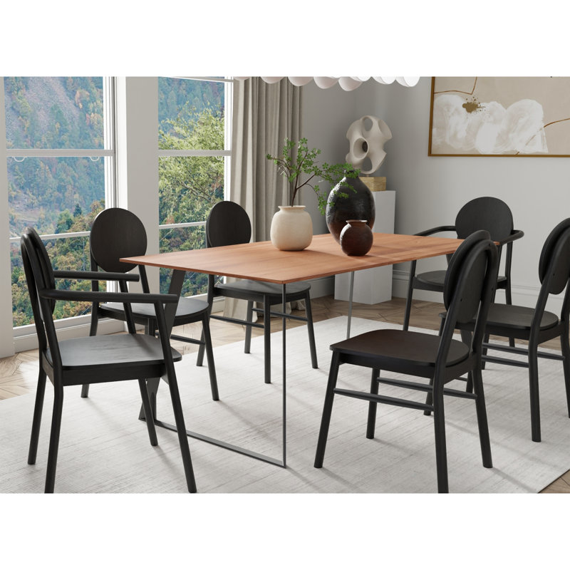 Kassia King Louis Back Side Chair in Black
