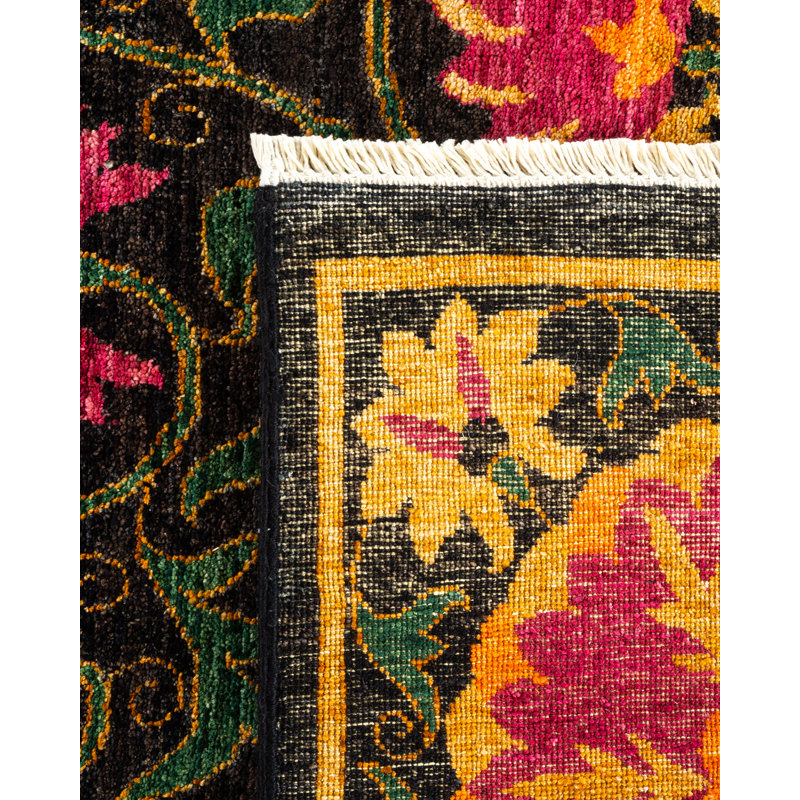 Suzani One-of-a-Kind 8' 4" X 10' 7" Hand Knotted Area Rug