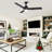 Kamy 52'' Ceiling Fan with LED Lights