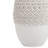 Dakota Fields Arroyo 3D Printed Porcelain Vase, Ivory-836377005