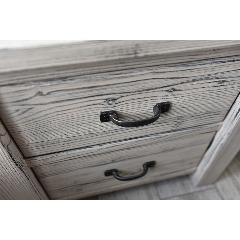 White Springs 54cm W Solid Wood Bedside Table