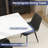 7-Piece Modern Rectangular Sintered Stone Dining Table Set With 6 Faux Leather Chairs-786215844