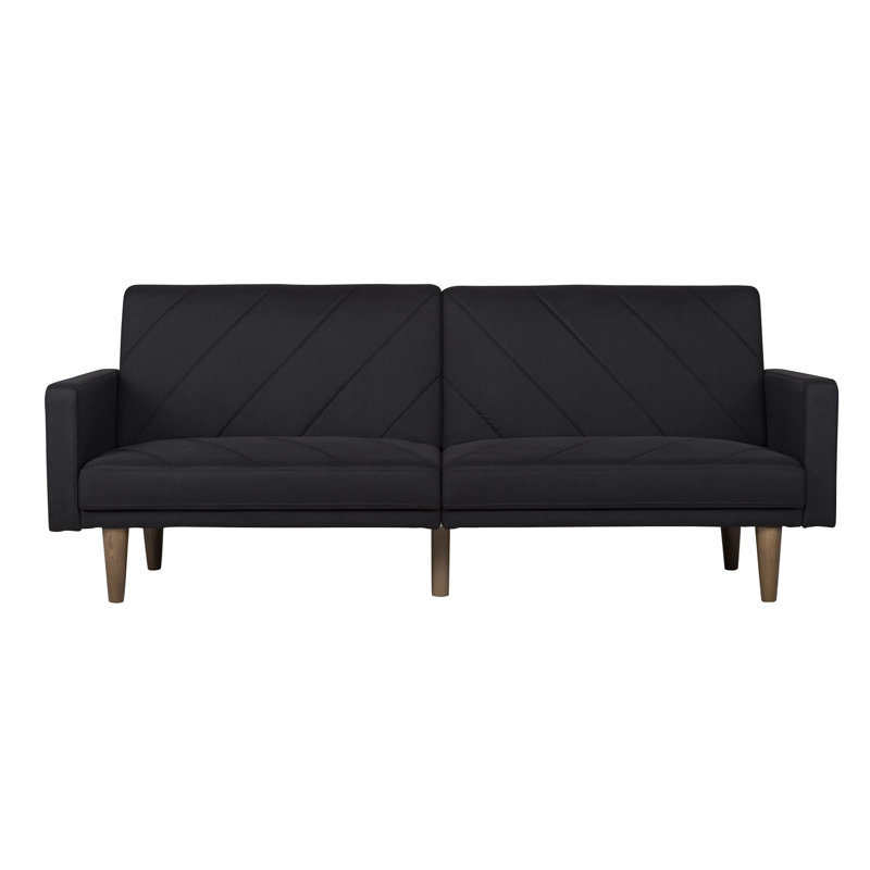 Kermit 3 Seater Linen Sleeper, Black