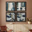 «Close to the Edge I», ensemble de 4 peintures sur toile encadrées-60147977-60147980