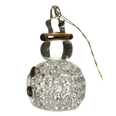 5cm Glass Hanging Figurine Ornament