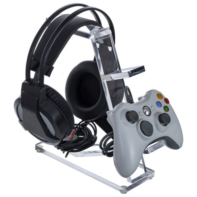 Acrylic Tabletop Audio Rack Headphone Stand