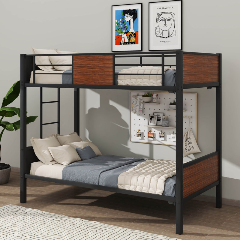 Lit superposé Davan, pour enfants, Simple sur simple
