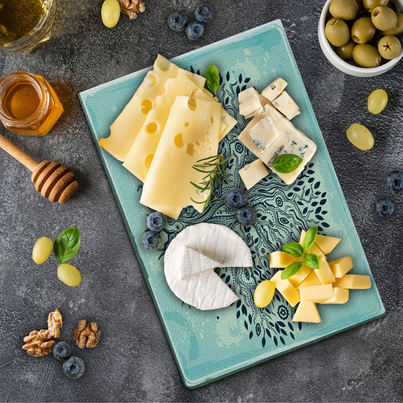 East Urban Home Glass Christam Cutting Board